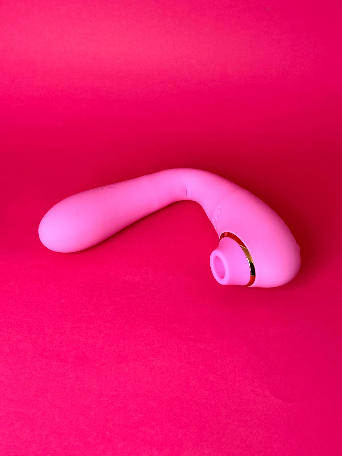 Vibrador Dobrável com Sugador de Clitóris