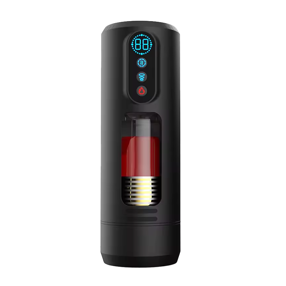 Masturbador Masculino Pulsador com Aquecimento e Display