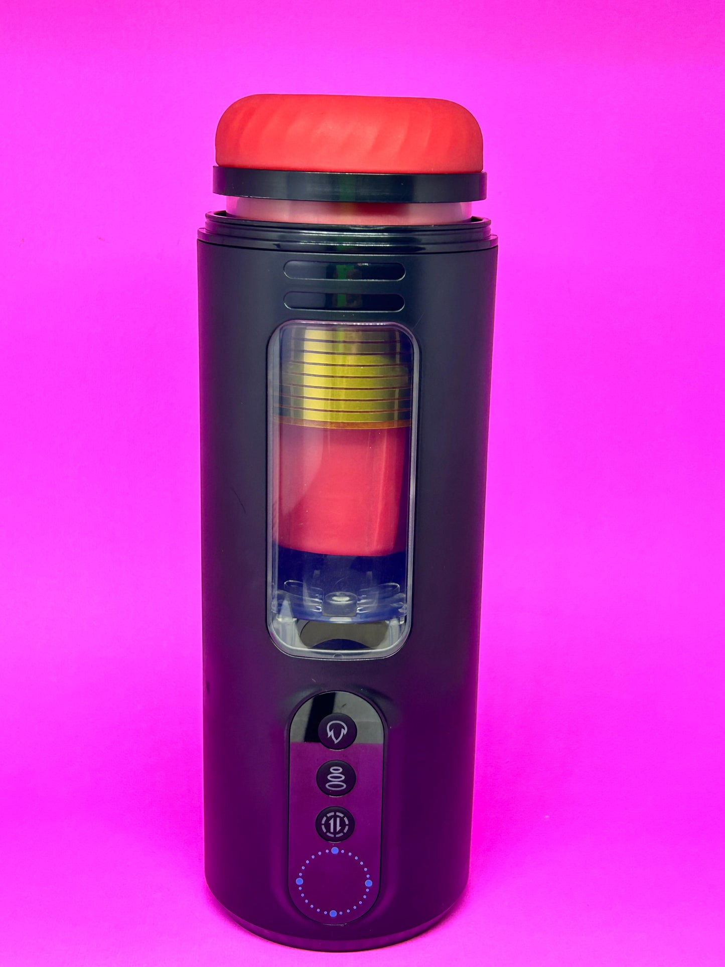 Masturbador Masculino Pulsador com Aquecimento e Display