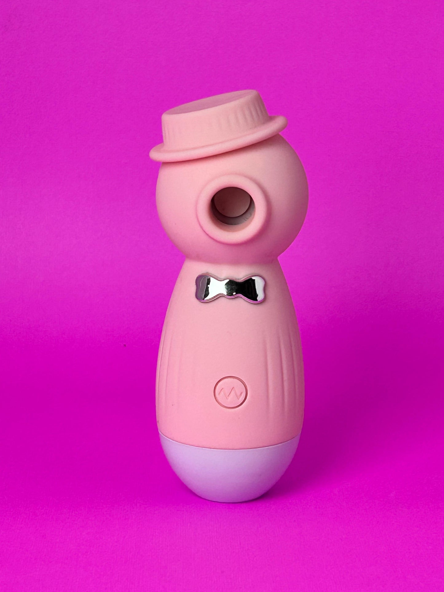 Estimulador Clitoriano com 10 Modos de Pressão em Formato de Pinguim Rosa