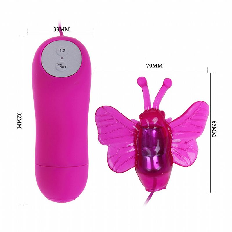 Mini Borboleta Bullet de 12 Vibrações
