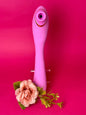 Vibrador Dobrável com Sugador de Clitóris