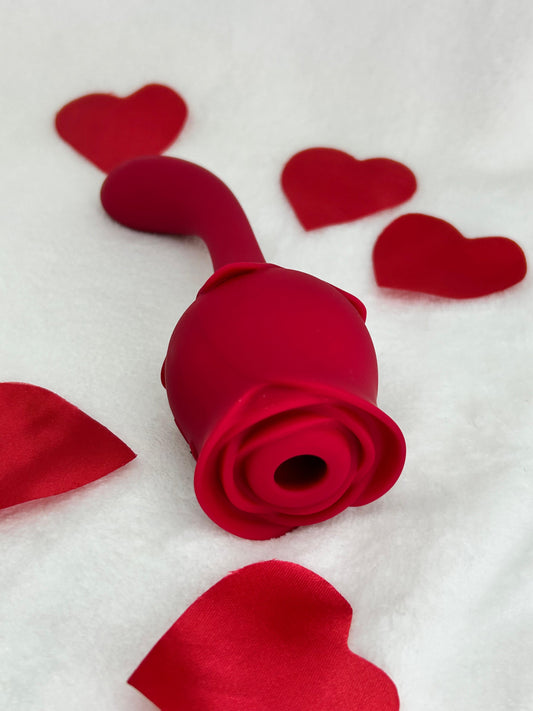 Vibrador de ponto G duplo com 9 modos de vibração e 10