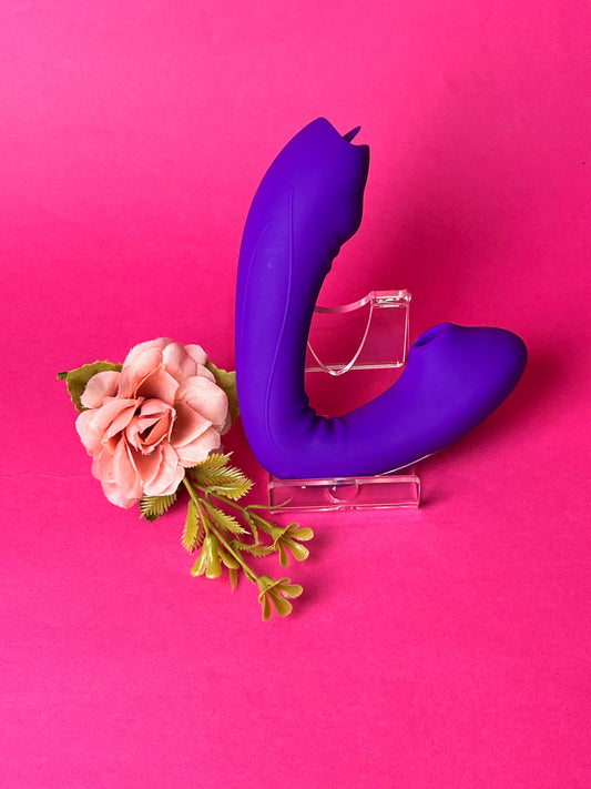 Vibrador com Sucção e Língua 10 vibrações