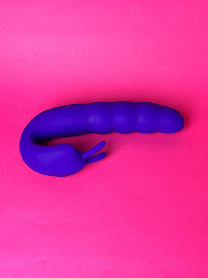 Vibrador de Ponto G e Clitóris - Ribbed Dual - Aphrodisia