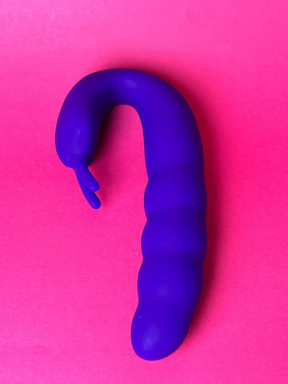 Vibrador de Ponto G e Clitóris - Ribbed Dual - Aphrodisia