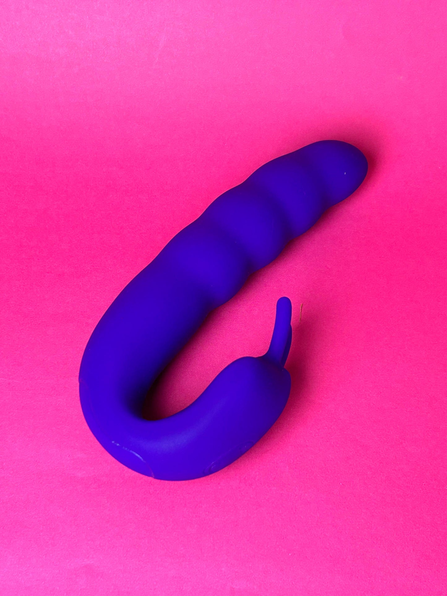 Vibrador de Ponto G e Clitóris - Ribbed Dual - Aphrodisia