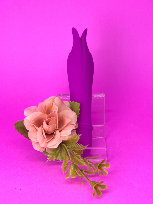Mini Vibrador Com Ponta Dupla Pretty Love Jeffrey 14 cm 10 vibrações