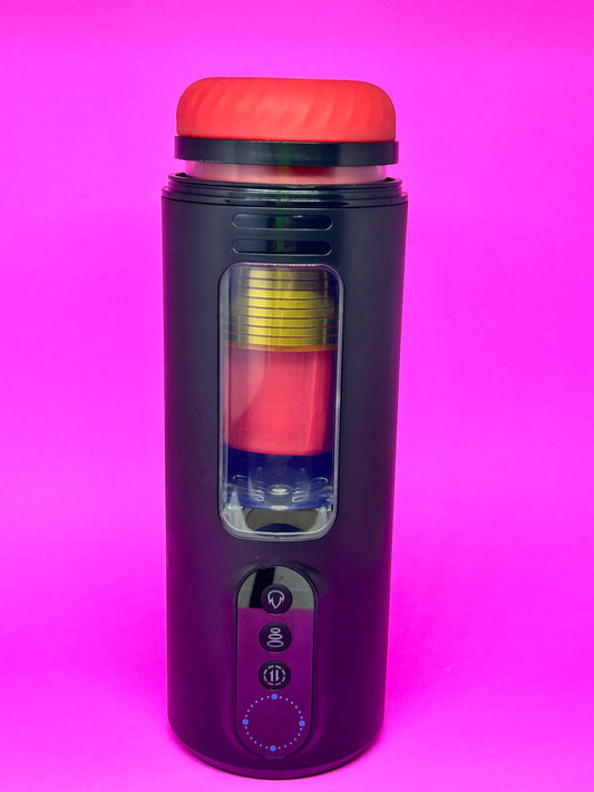 Masturbador Masculino Pulsador com Aquecimento e Display