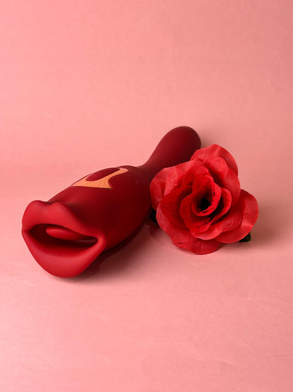 Vibrador Boca Nervosa I Vibrador Boca e Língua com Penetração