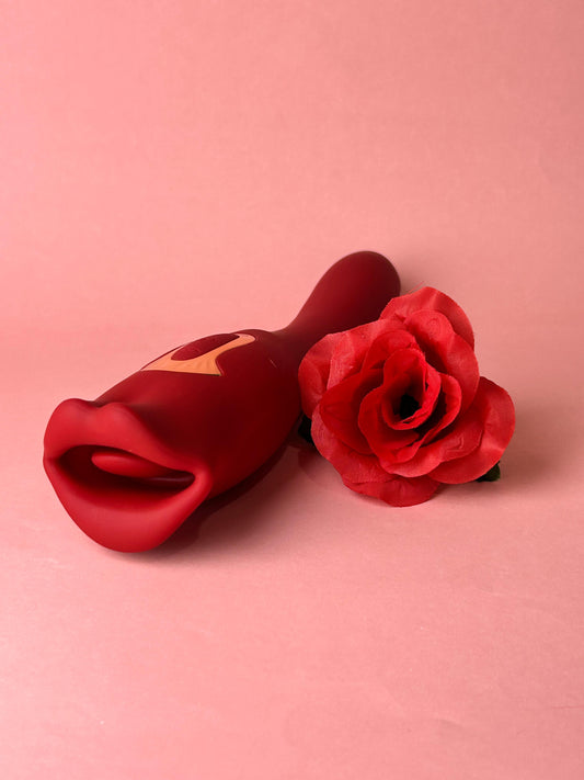 Vibrador Boca Nervosa I Vibrador Boca e Língua com Penetração